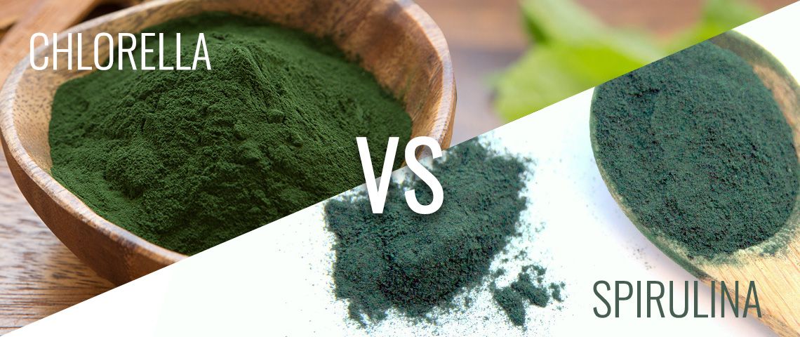 Chlorella vs. Spirulina Chlorella vs. Spirulina